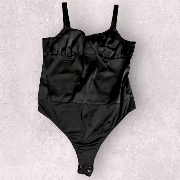 *NWT*‎ Women's INTEMPO Ruched Bustier Bodysuit Size 12 - Picture 2 of 4